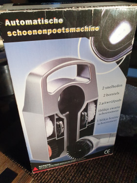 Zgan elektrische draagbare schoenpoetsmachine incl borstels en accessoires