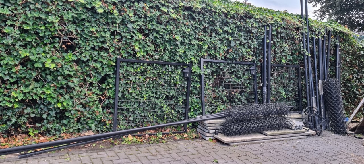 Te koop hekwerk