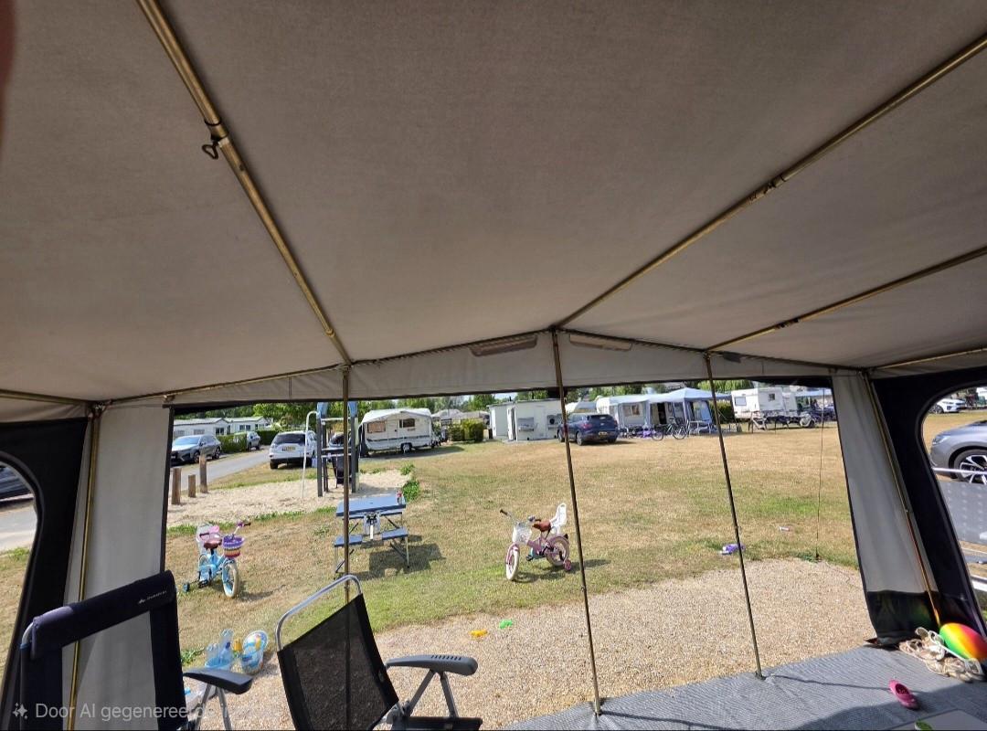 Voortentframe met verandastang