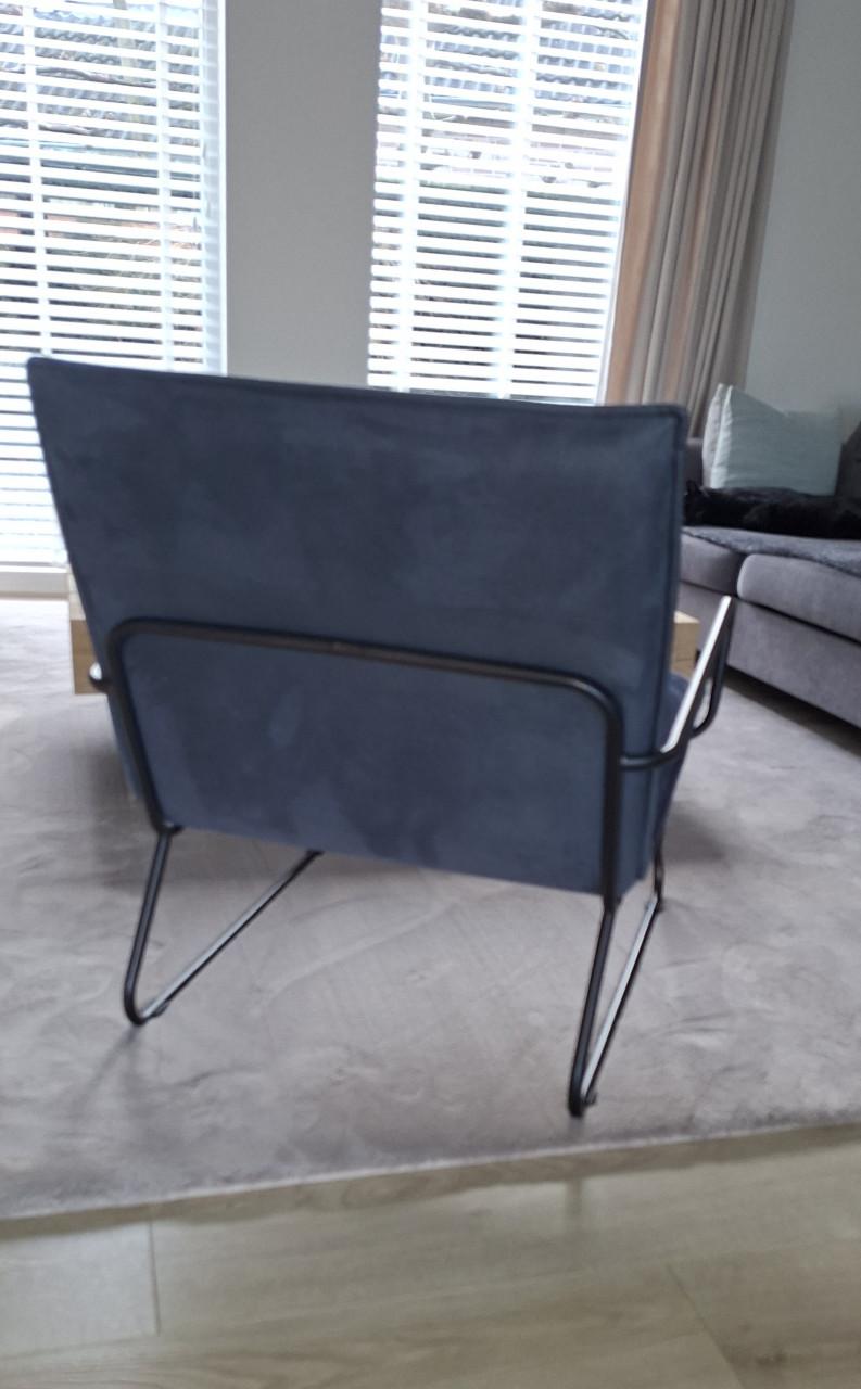 Eleonora fauteuil Delta Kleur blauw