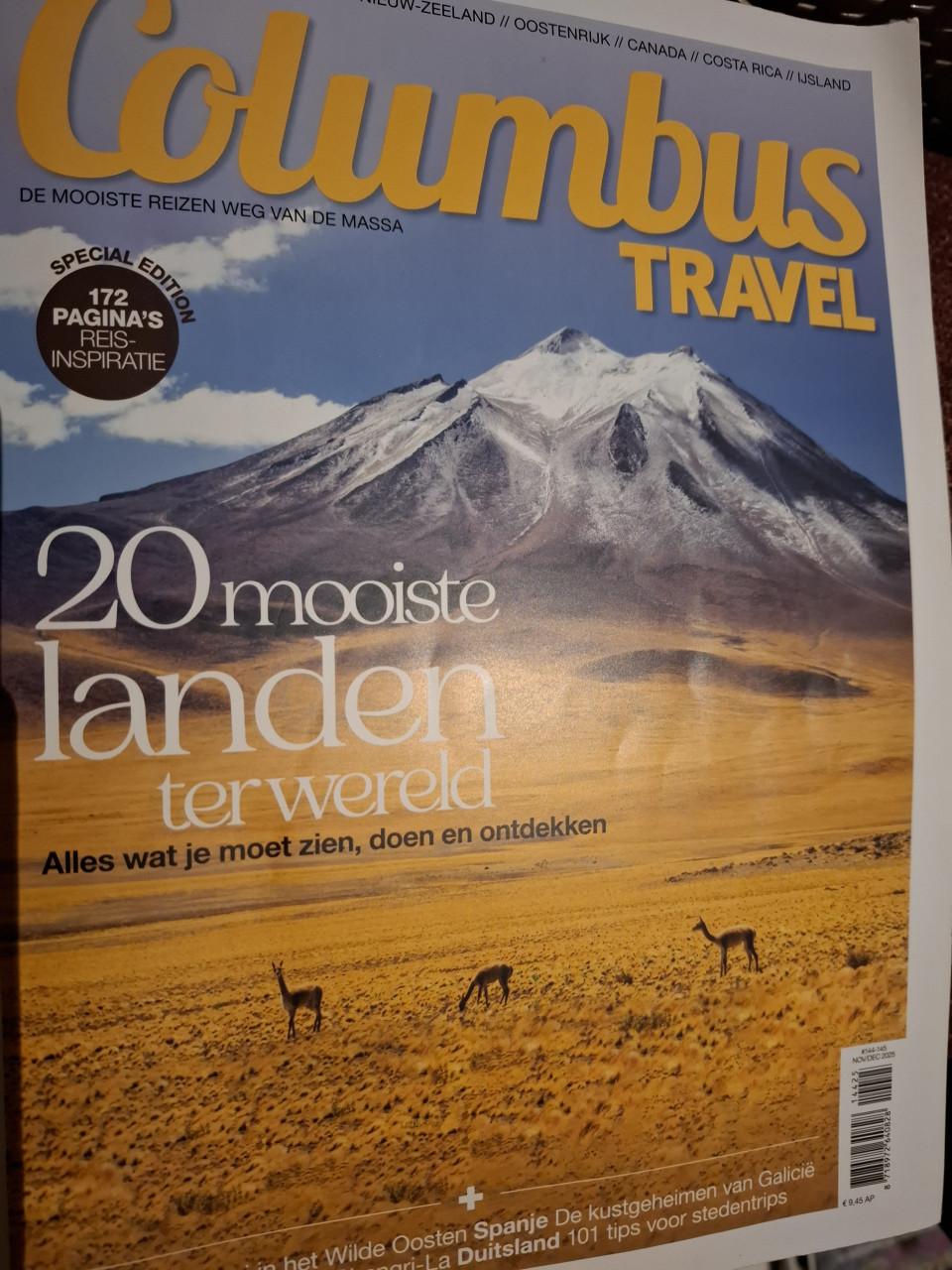 Tijdschriften: columbus travel, know how space en national geographic