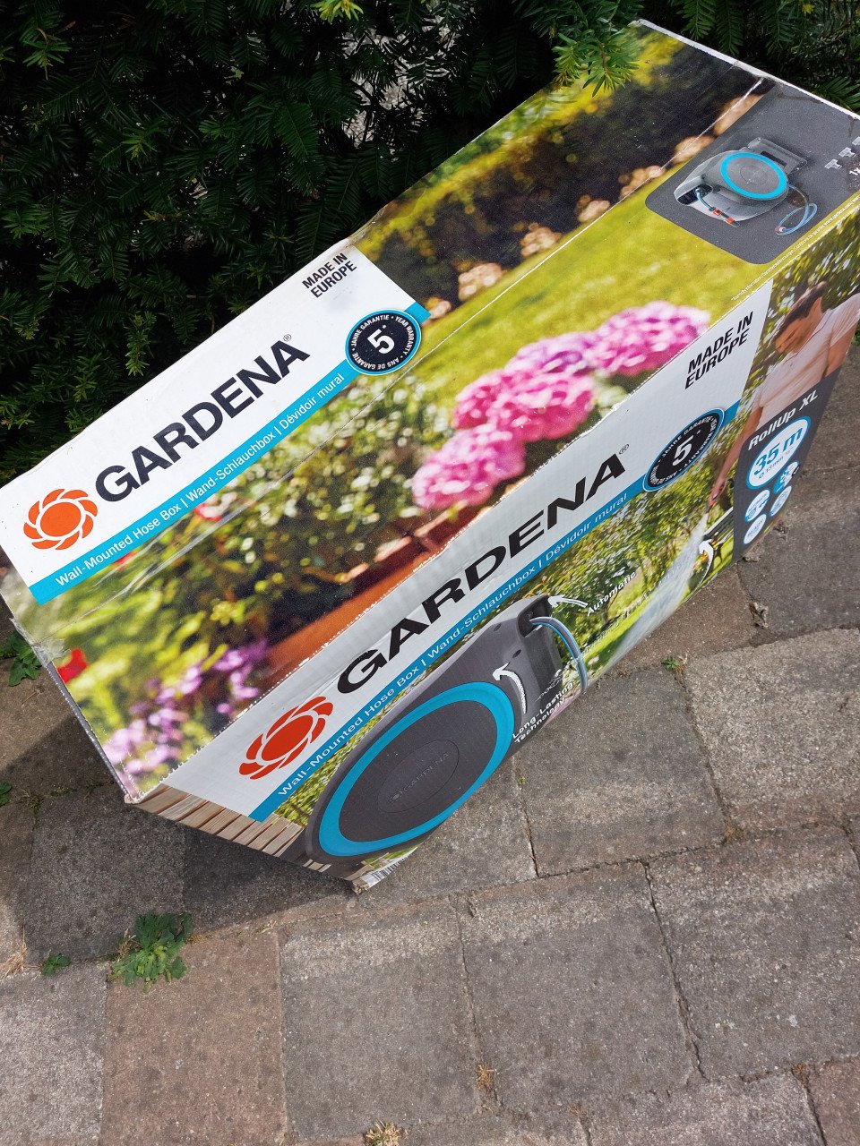 Gardena wandslangenbox 35m