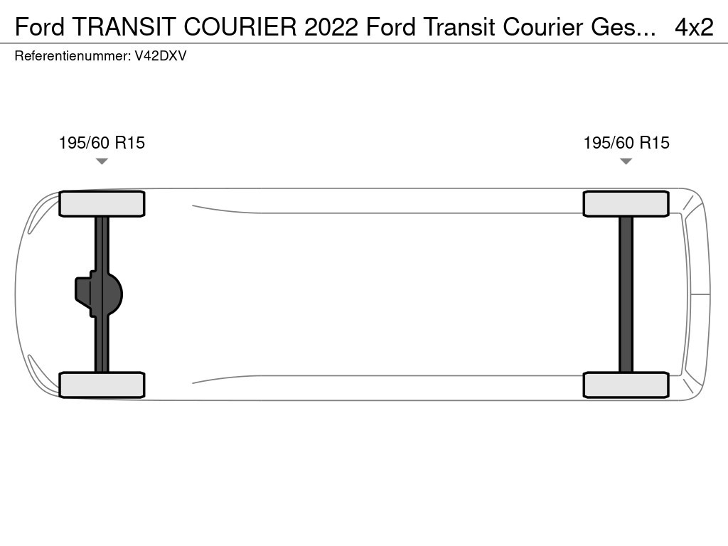 Ford Transit Courier 2022 ford transit courier gesloten bestelwagen trend, 