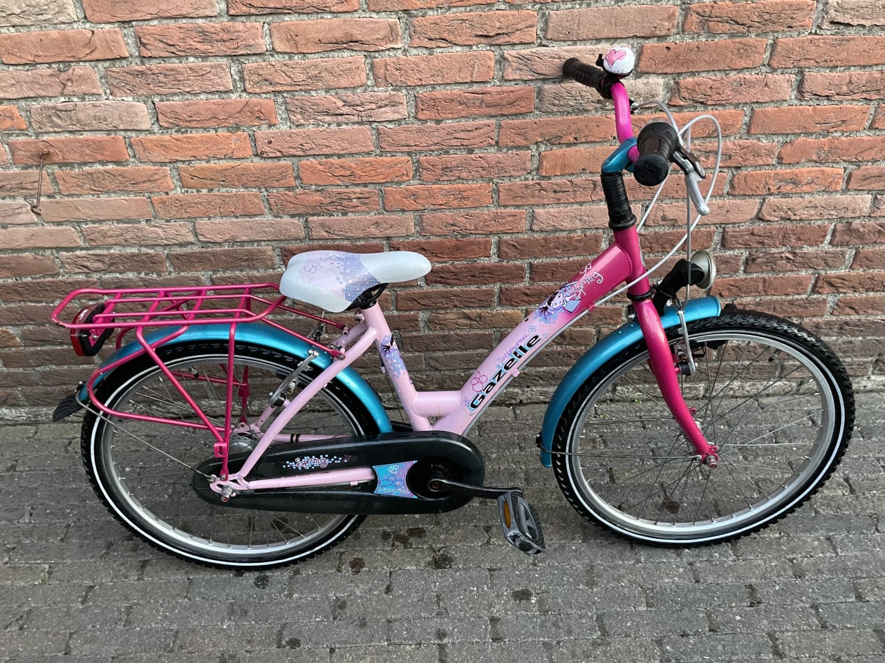 Gazelle Spring 22 inch. Meisjesfiets. 3 versnellingen.