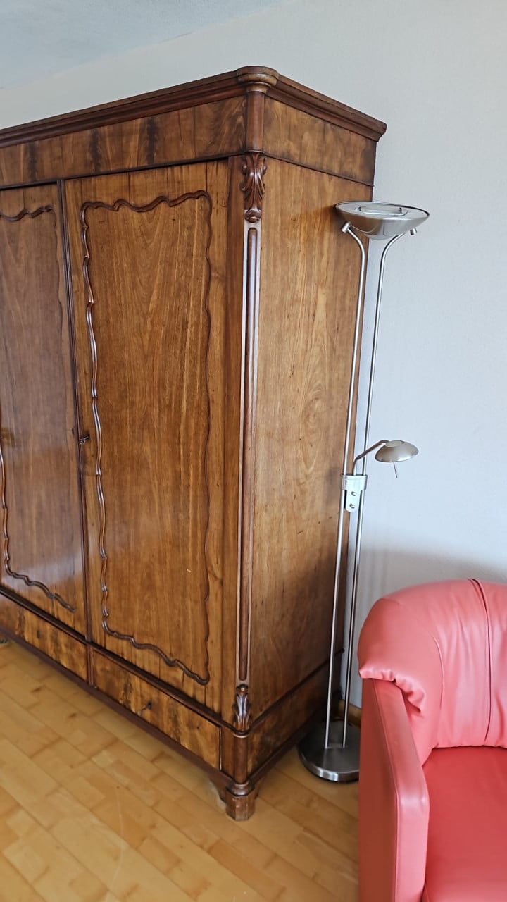 Eikenhouten kast vintage