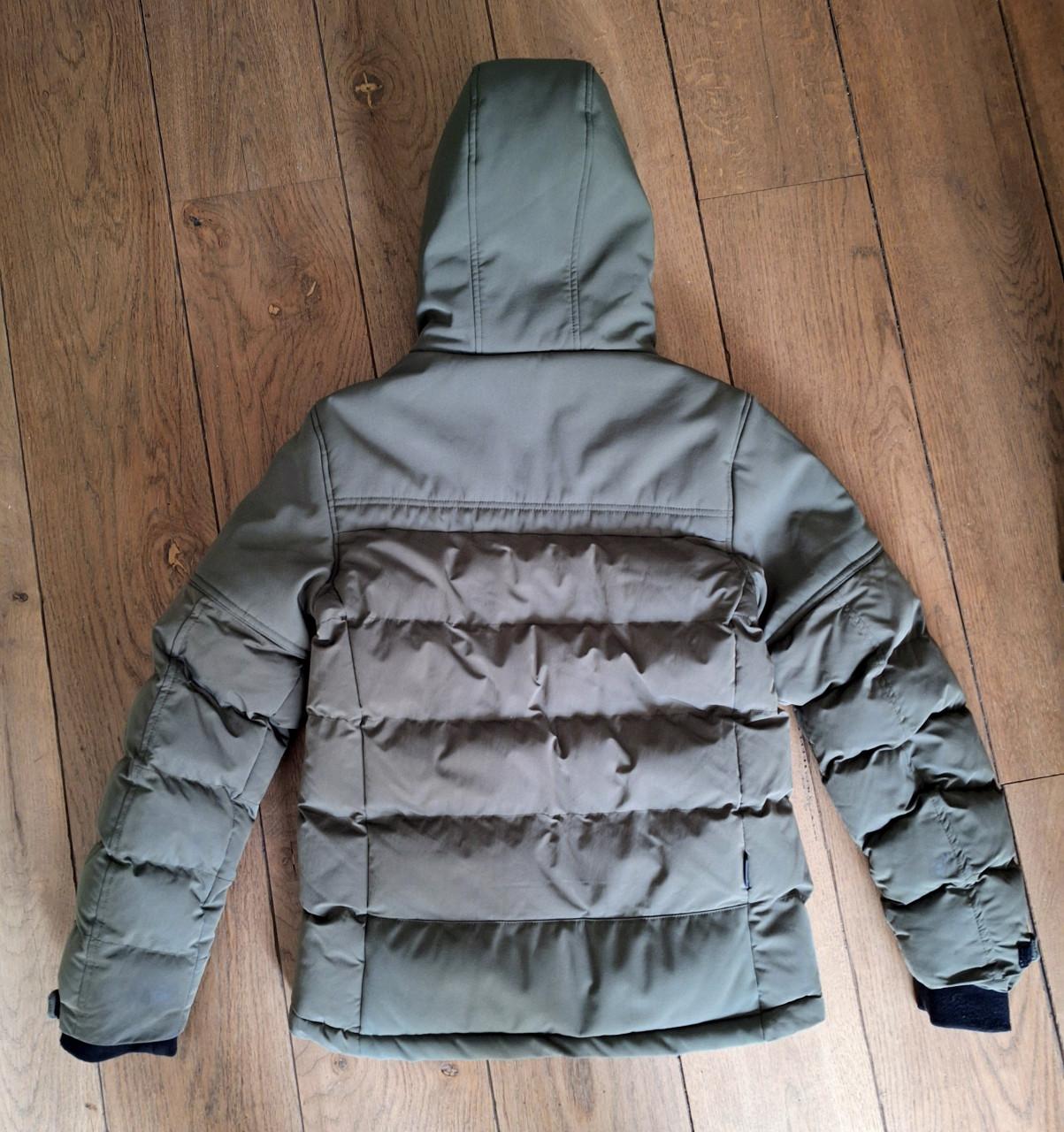 Garcia groene winterjas met capuchon maat 164-170