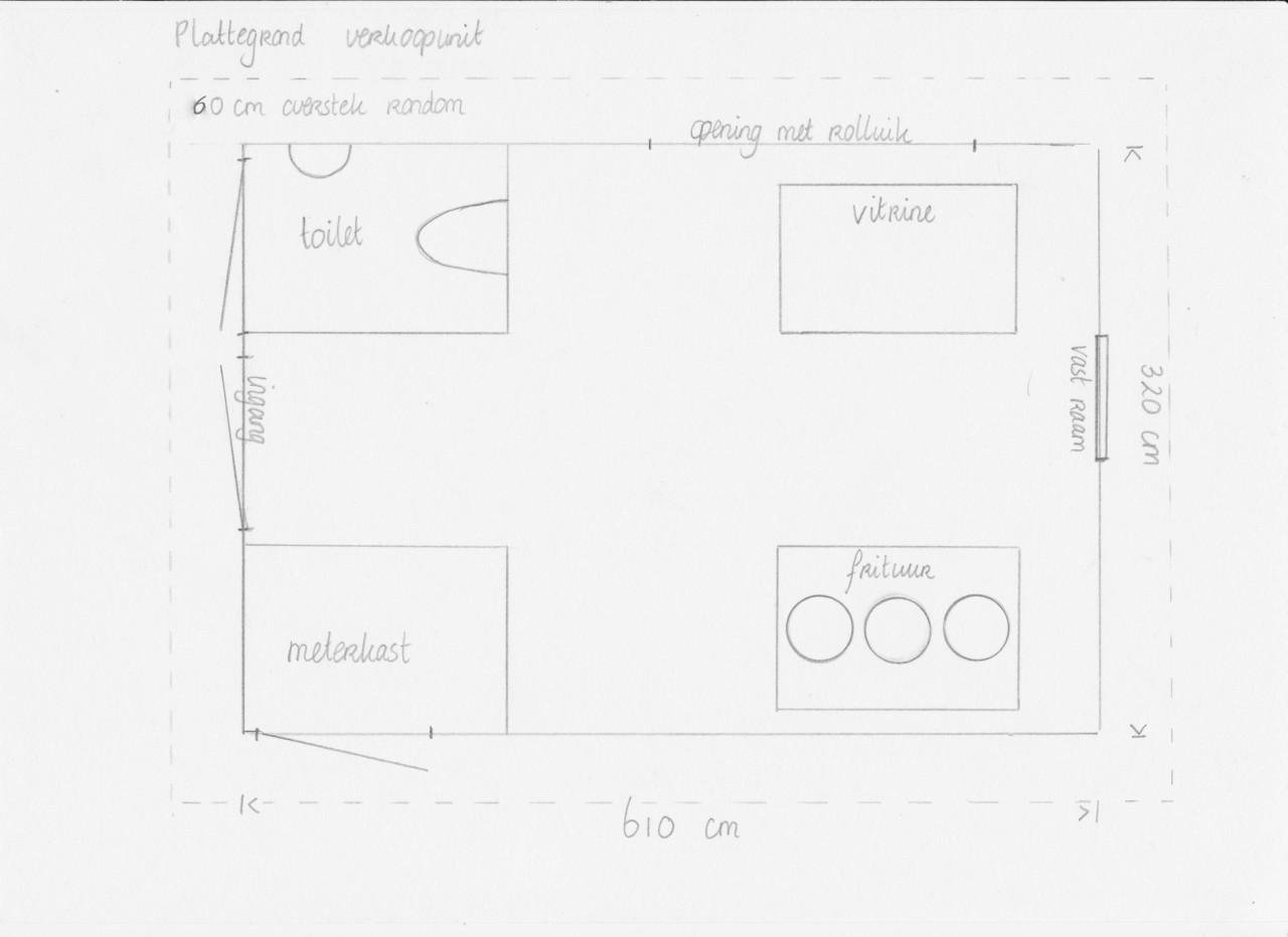 Degelijke unit met sanitair en rolluik geschikt als tijdelijk bijgebouw