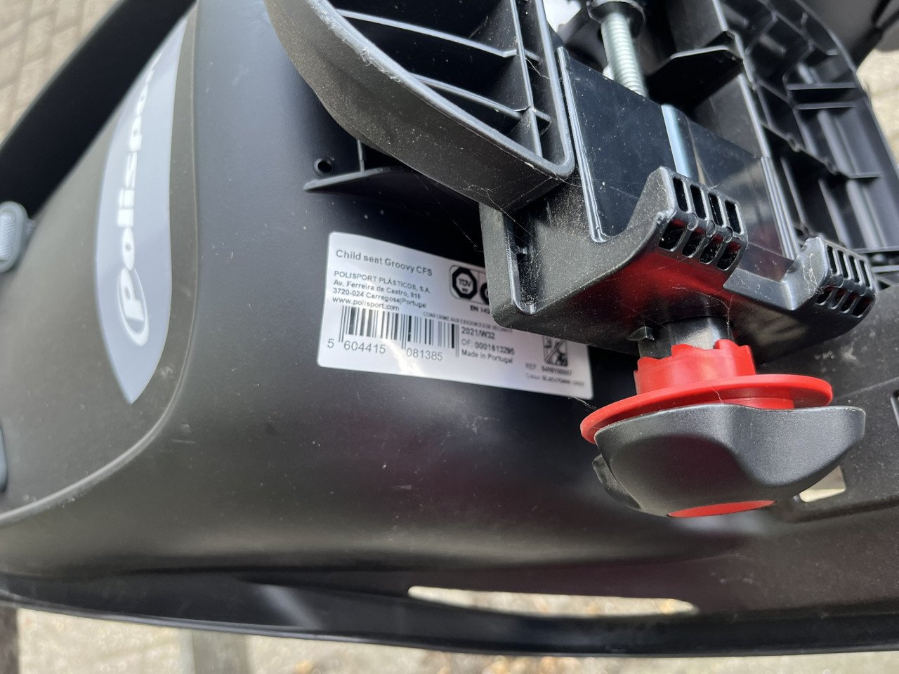 Fietsstoeltje achter Polisport