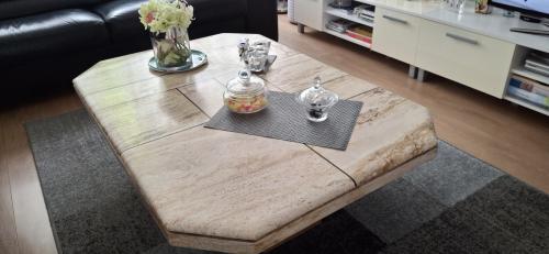 Travertin salontafel
