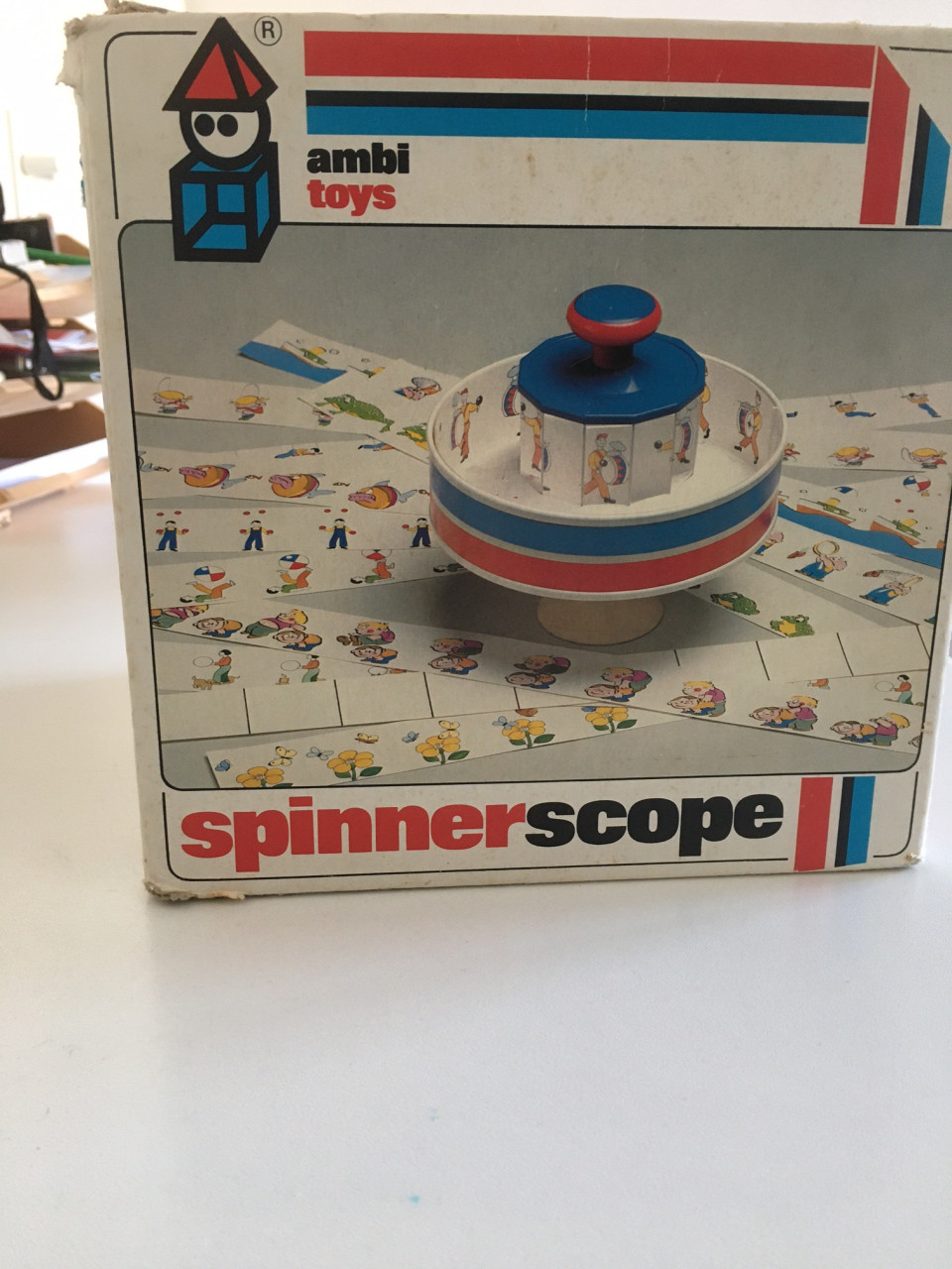 Spinnerscope, inclusief handleiding en extra strips met plaatjes
