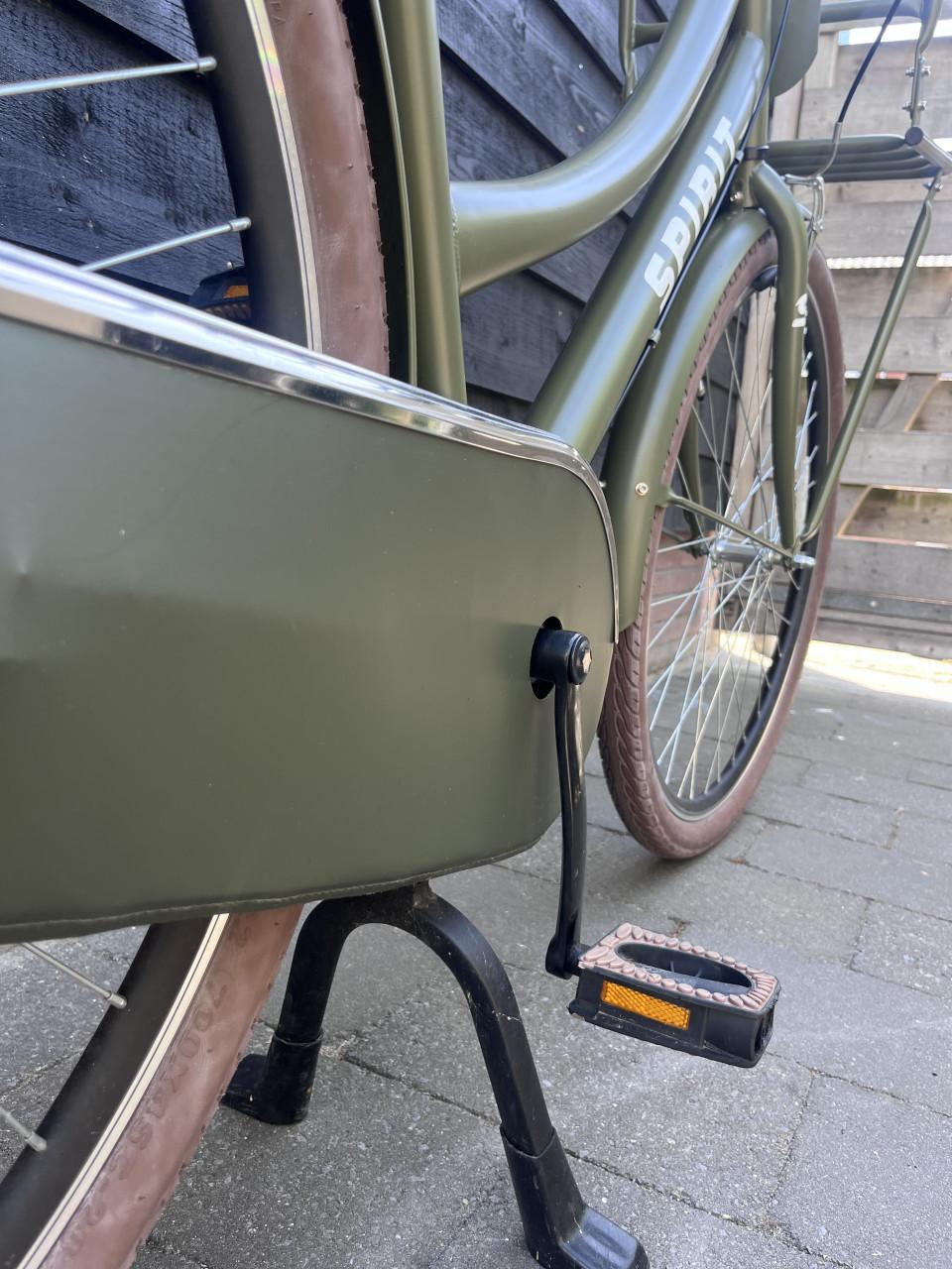 Mooie Spirit transportfiets - olijfgroen - 3 versnellingen