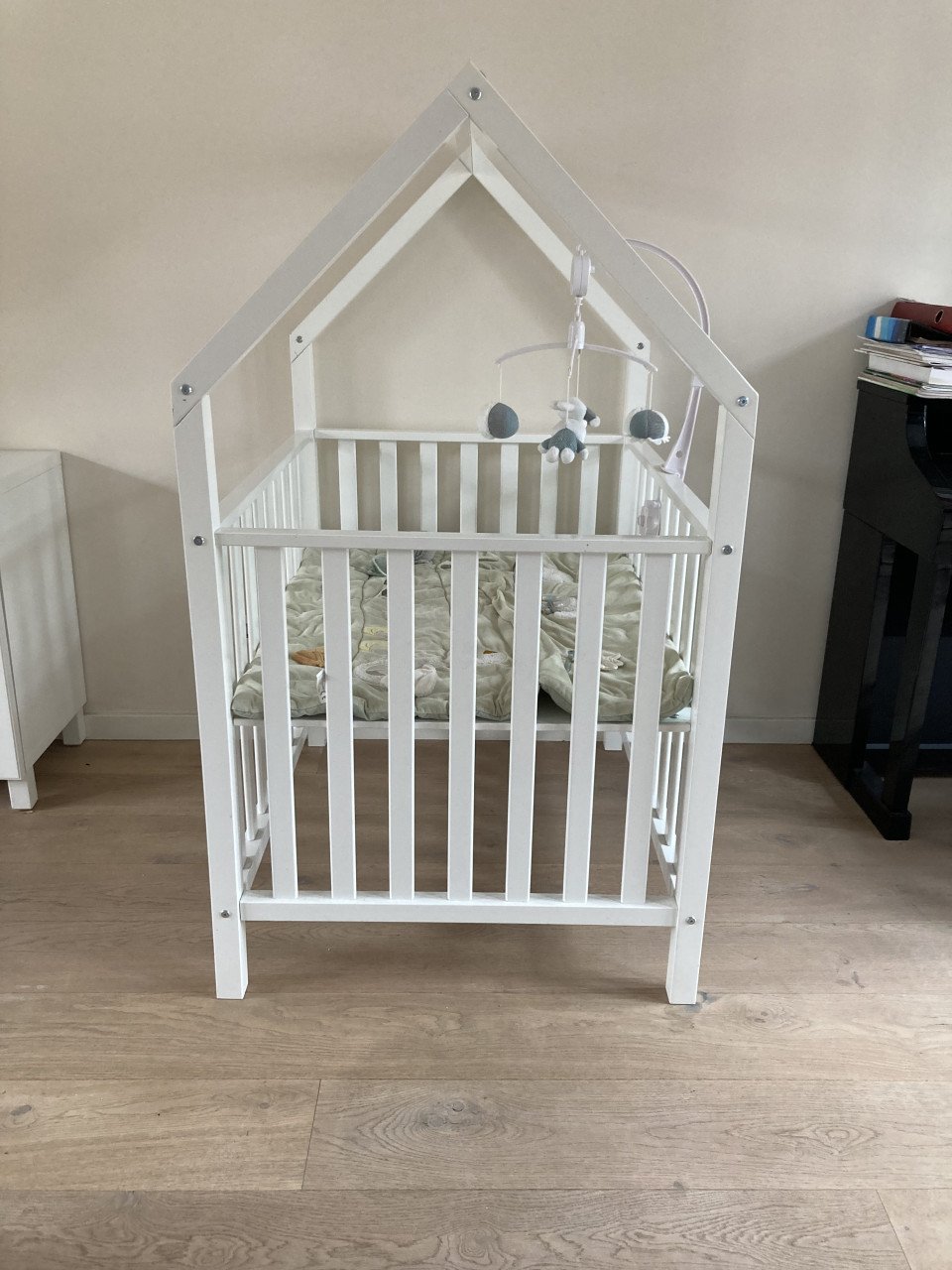 Baby boxhuisje wit