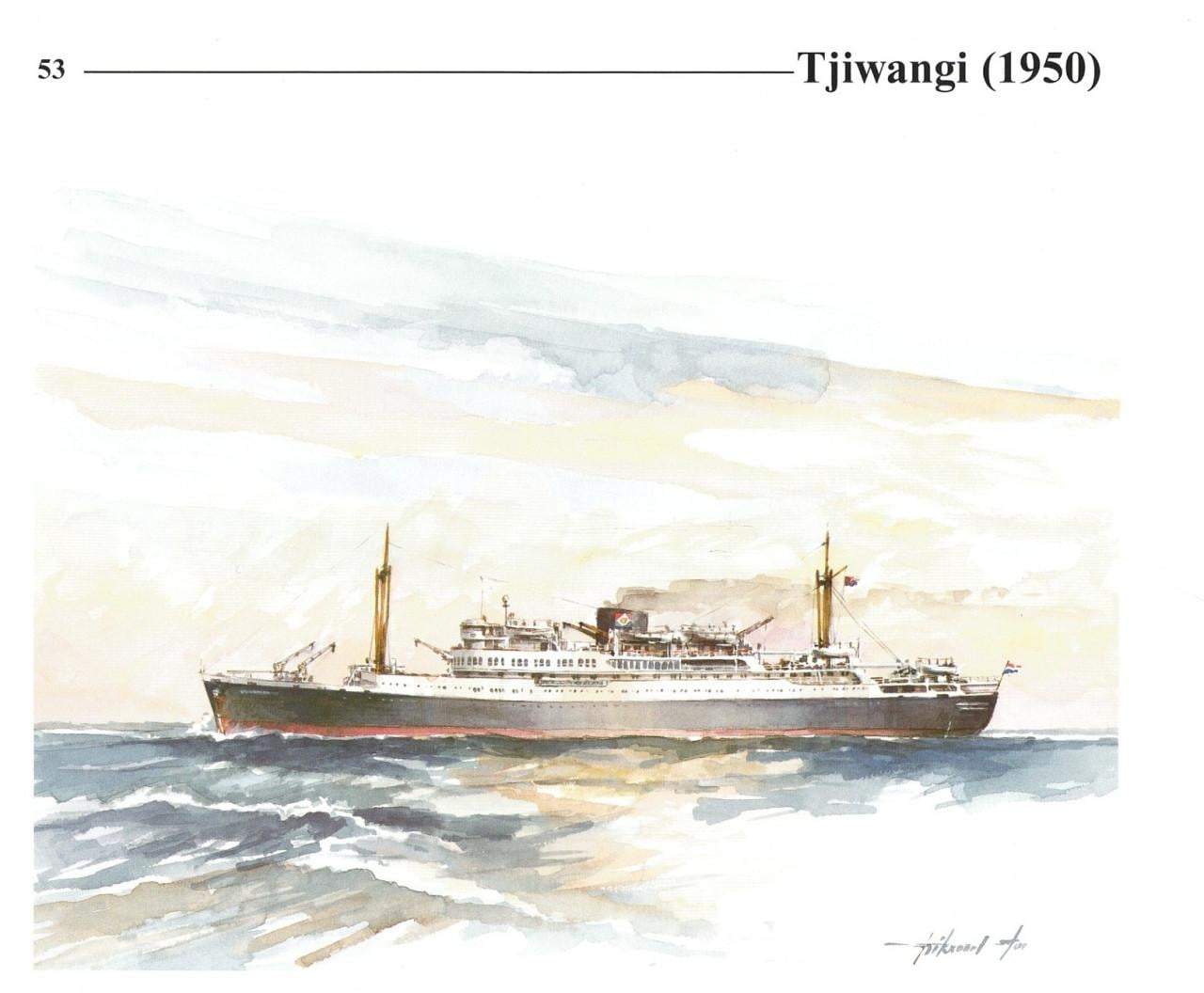 Opnieuw te water, Aquarellen R. van Rikxoort