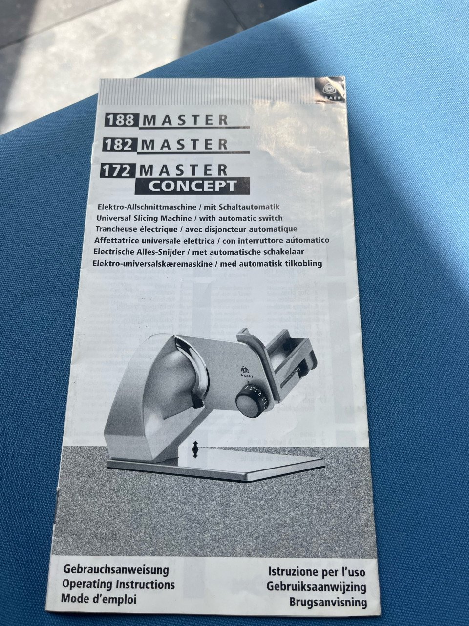 Graef Master 188 snijmachine