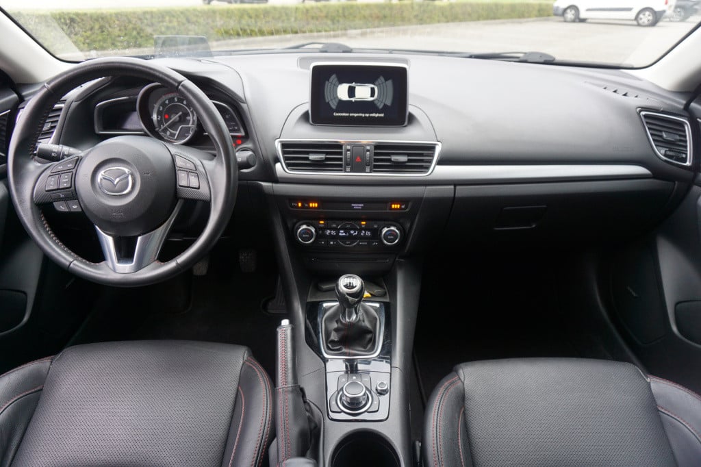 Mazda 3 2.0 gt-m climate / navi / cruise / stoelverw. / leder / trekhaak / 