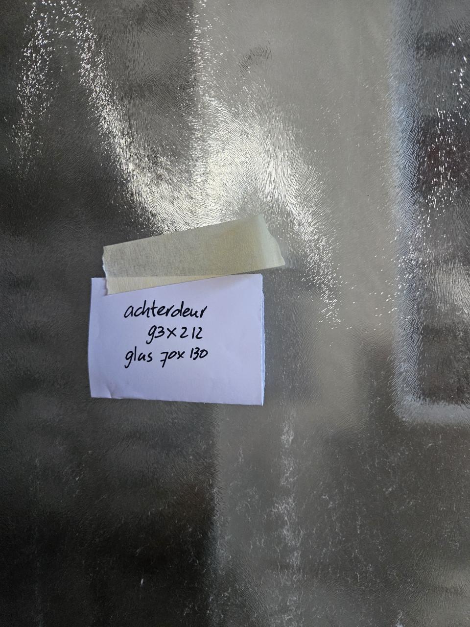 Achterdeuren zonder kozijn