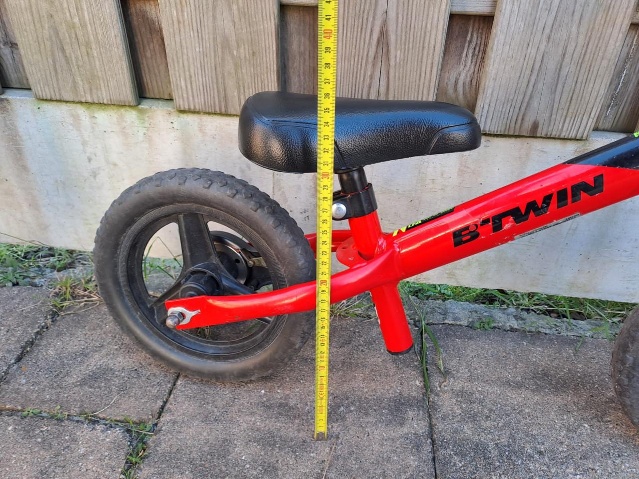 Loopfiets met handrem