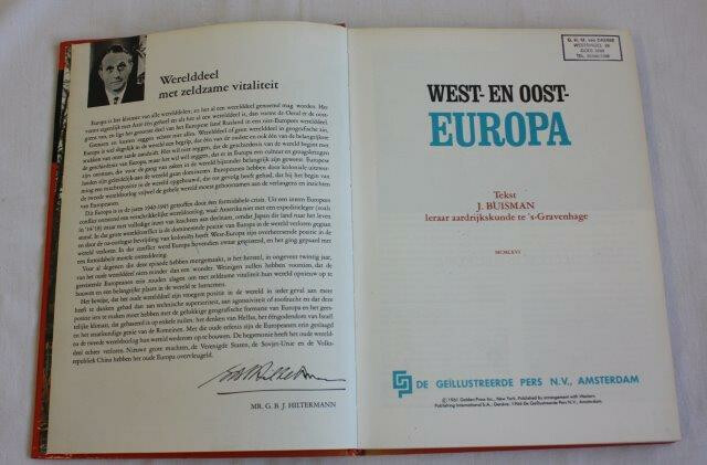 Land: West- en Oost-Europa €.5,00 Tekst J.Buisman De Geïllustreerde pers