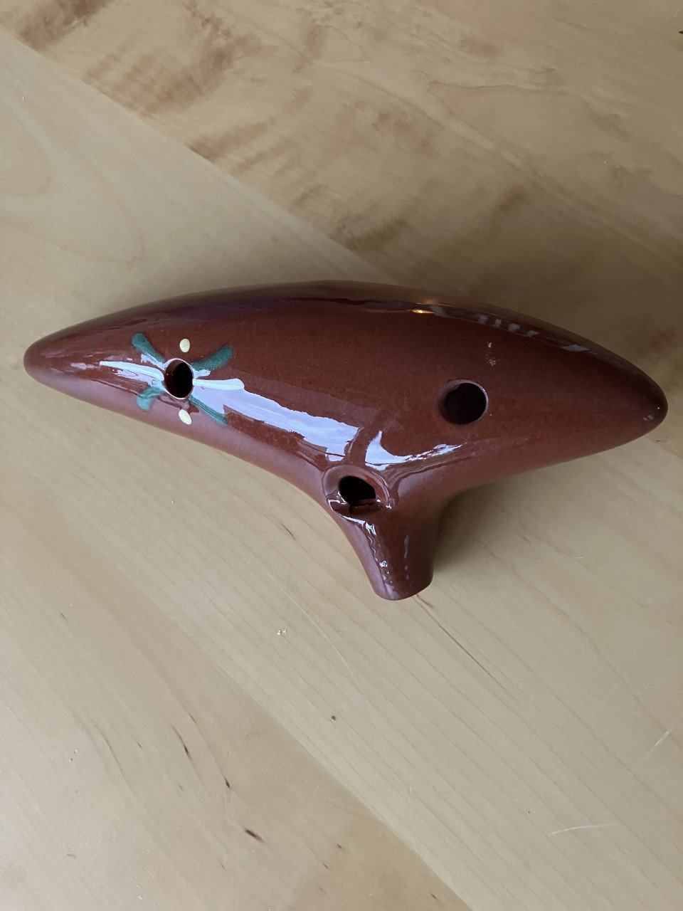 2 ocarina’s van keramiek