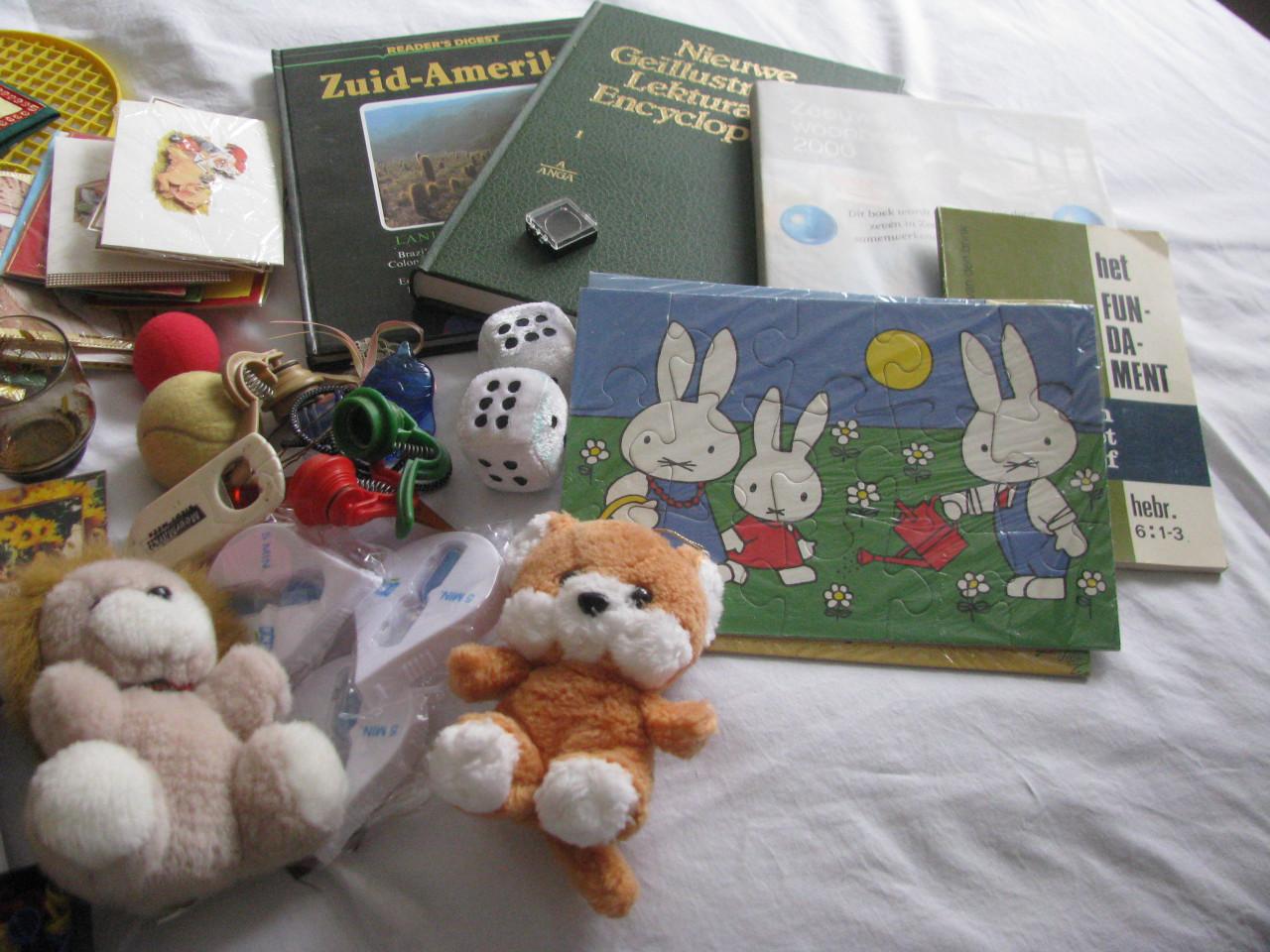 Doos voor snuffelmarkt.