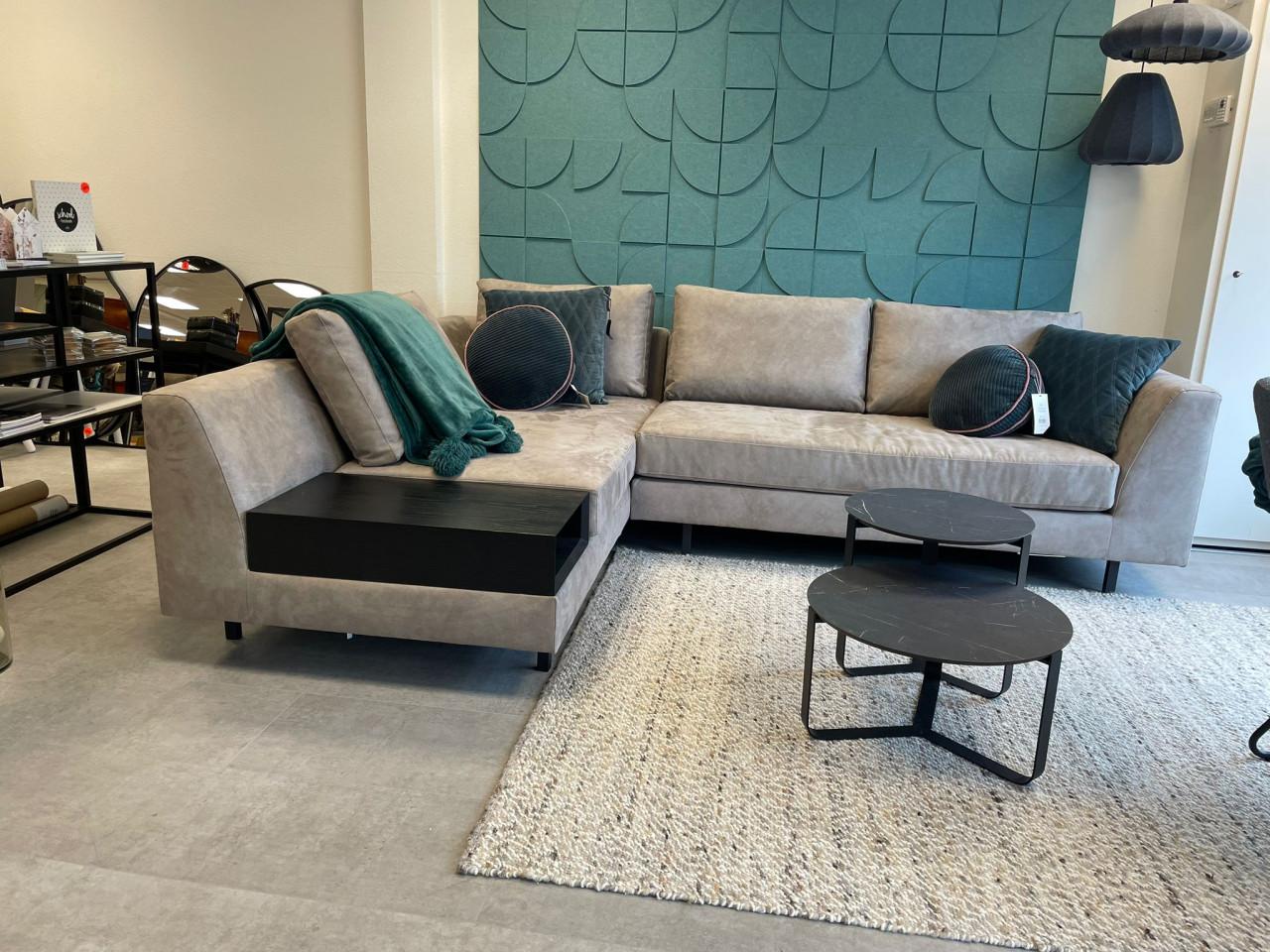 Hoekbank Lorenzo, nu als showmodel sterk afgeprijsd!!