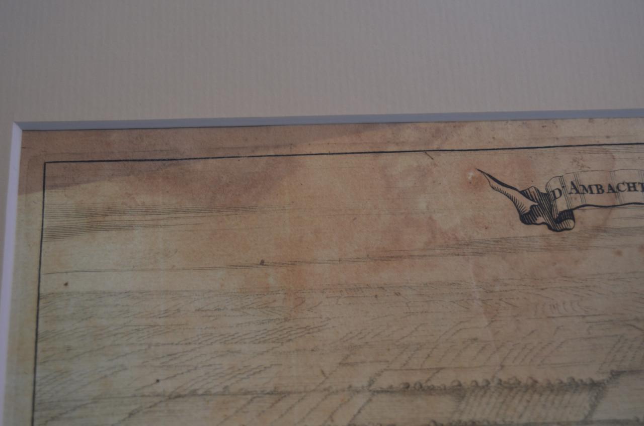 Kopergravure 'Heerlykheyt vd Nisse' Smallegange 1696