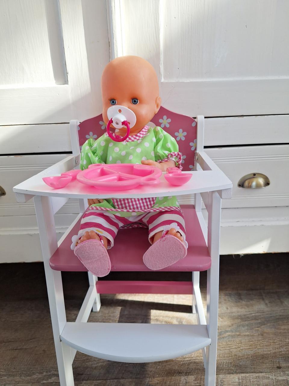 Pop met kinderstoel