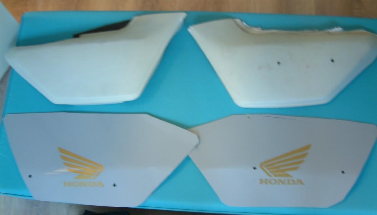 Na demontage van Honda  bol dor  wat  onderdelen  blok V  Vork/ tank enz