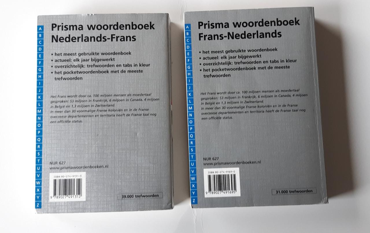 Prisma woordenboek: Nederland-Frans en Frans Nederlands