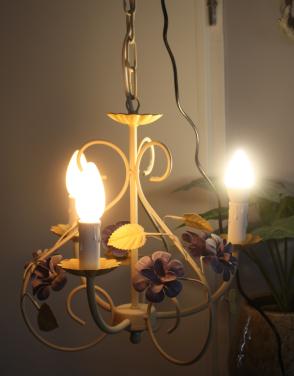 Vintage hanglamp met 3 lichtpunten