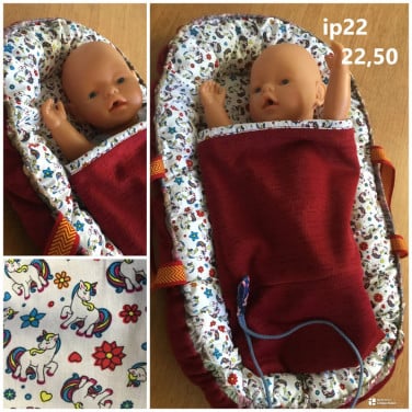Leuke poppenkleertjes baby born. Babynestje. Opbrengst KiKa.