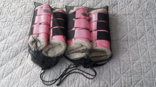 Beenbeschermers roze