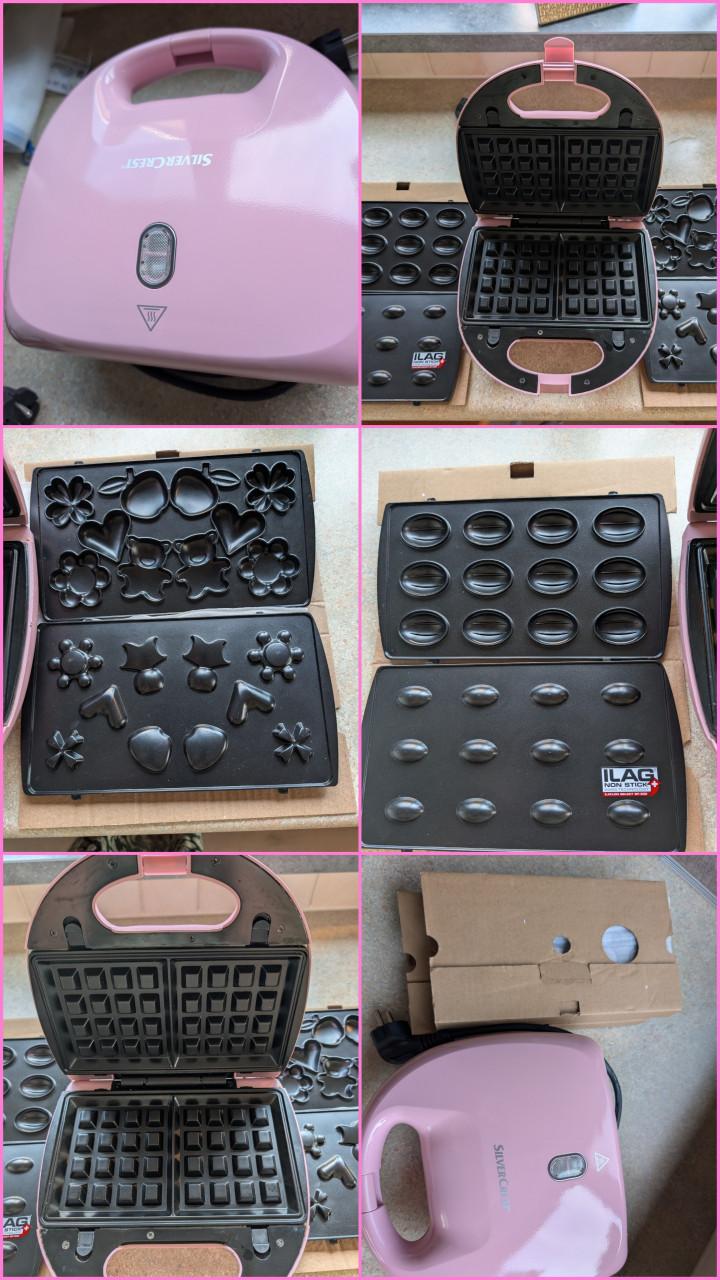 Wafel ijzer met extra platen