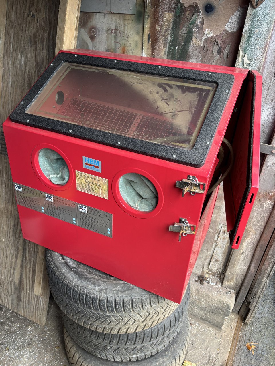 Straal kast cabine hbm