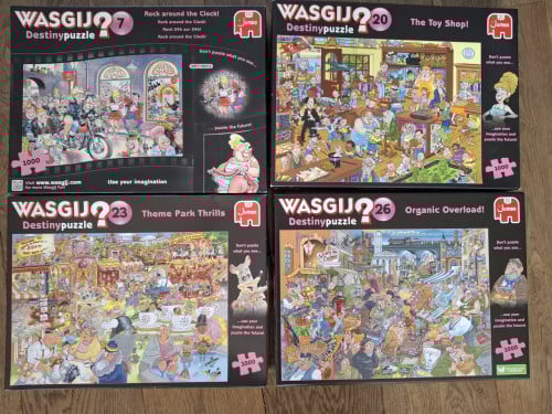 Veel WASGIJ en VAN HAASTEREN puzzels en anderen