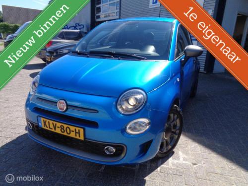 Fiat 500 1.2 sport/groot navi/ecc airco/lm velgen/dig dash/zwarte hemel stu
