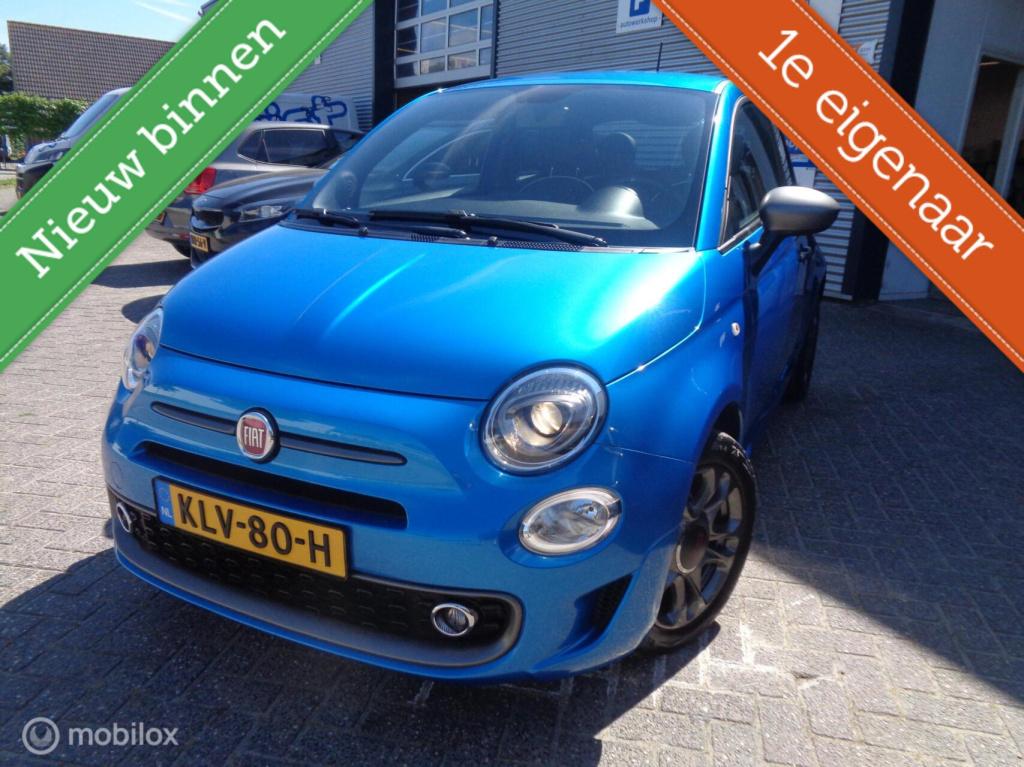 Fiat 500 1.2 sport/groot navi/ecc airco/lm velgen/dig dash/zwarte hemel stu