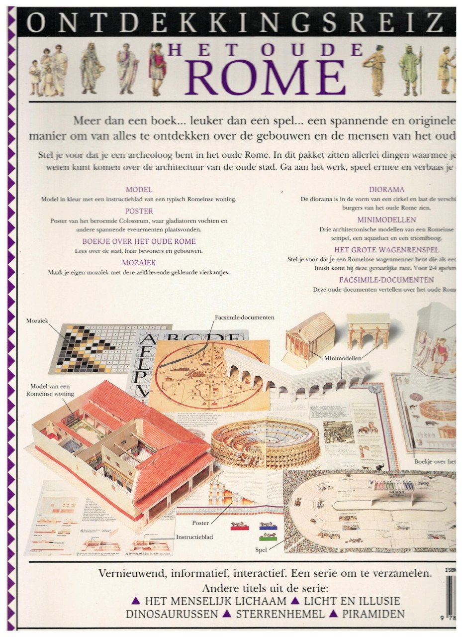 Het oude Rome, lees en doe boek, interactief