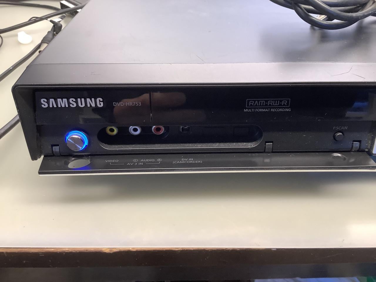Samsung HDD speler, recorder. DVD-HR753 zonder afstandsbediening.