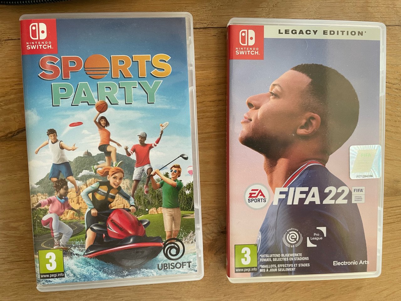 Nintendo Switch compleet met 6 spellen (GERESERVEERD)