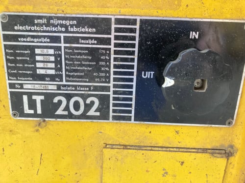 Te koop Smit lasapparaat 200 Amp