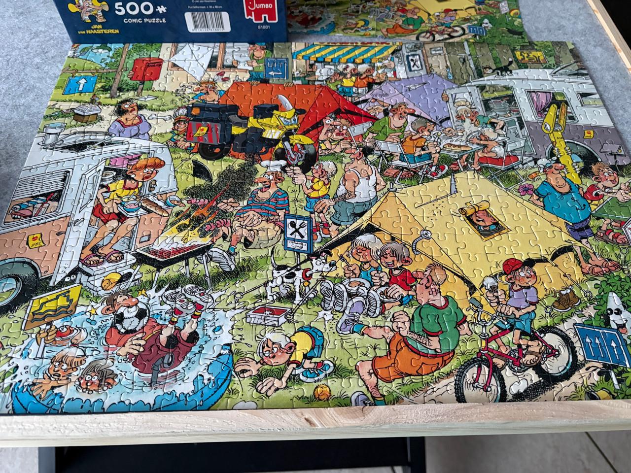 Puzzels oa  andre van duin en jan van Haasteren ook WasGij