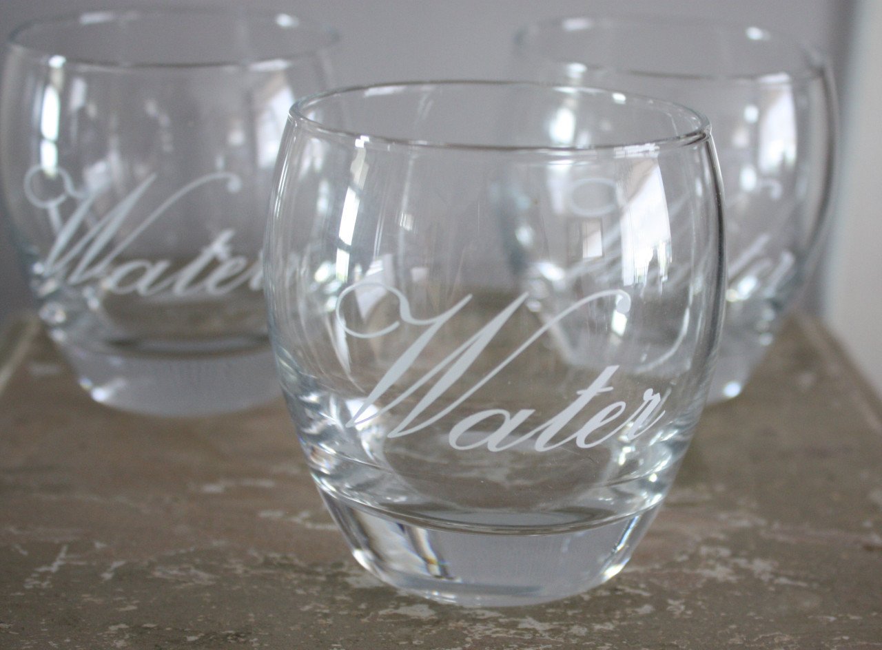 Set van 3 waterglazen