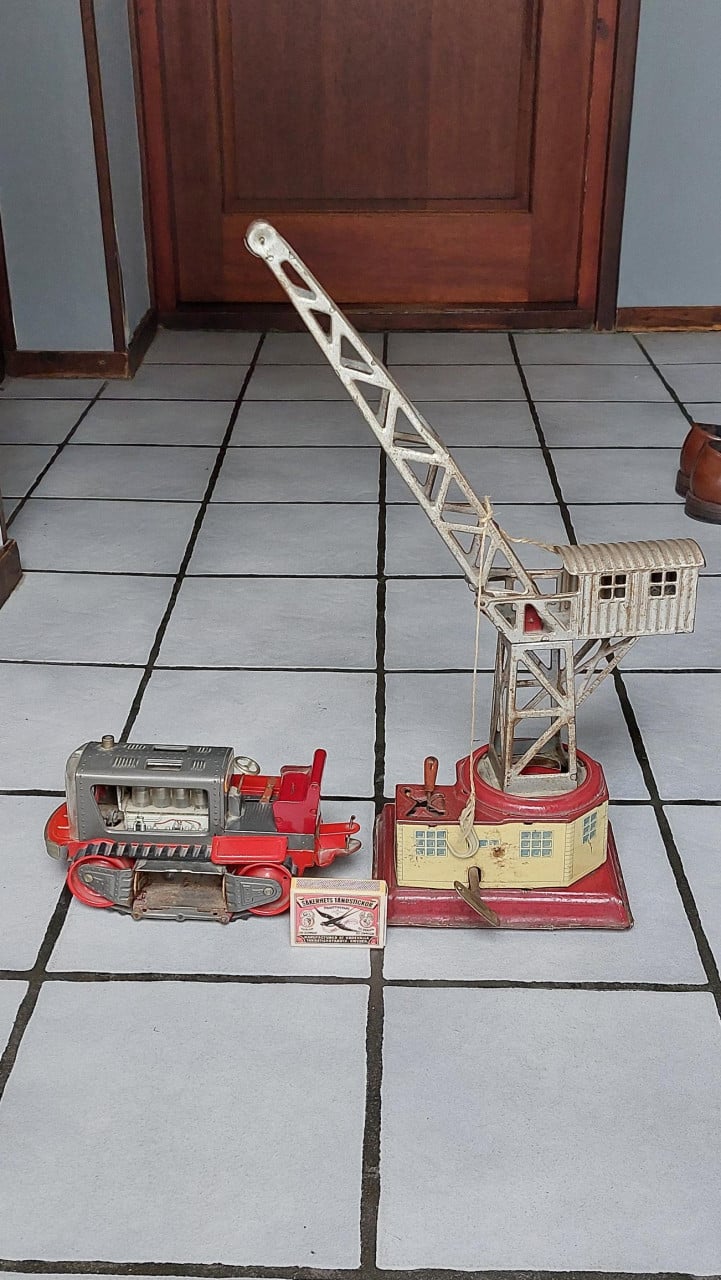 Vintage speelgoed, waaronder Meccano