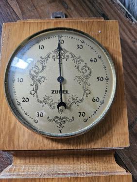 Vintage Zurel Weerstation: Baro, Thermometer, Hygrometer