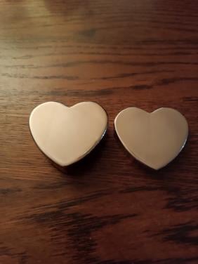 Verzilverd Hartvormig Doosje - 5x3 cm