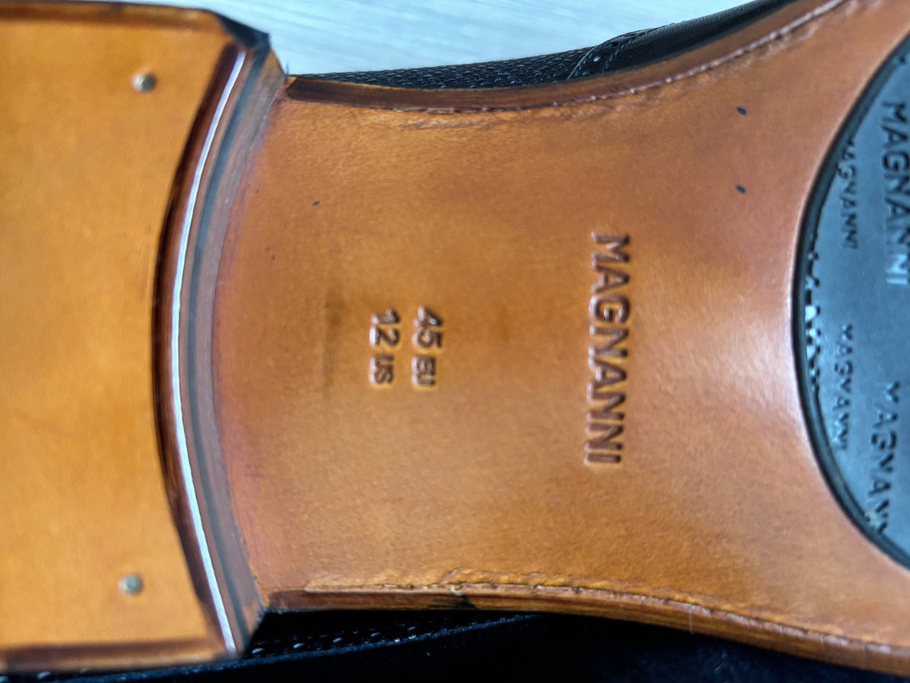 Magnanni Navy Blauw Dubbele Gesp - Maat 45 Nieuw in doos