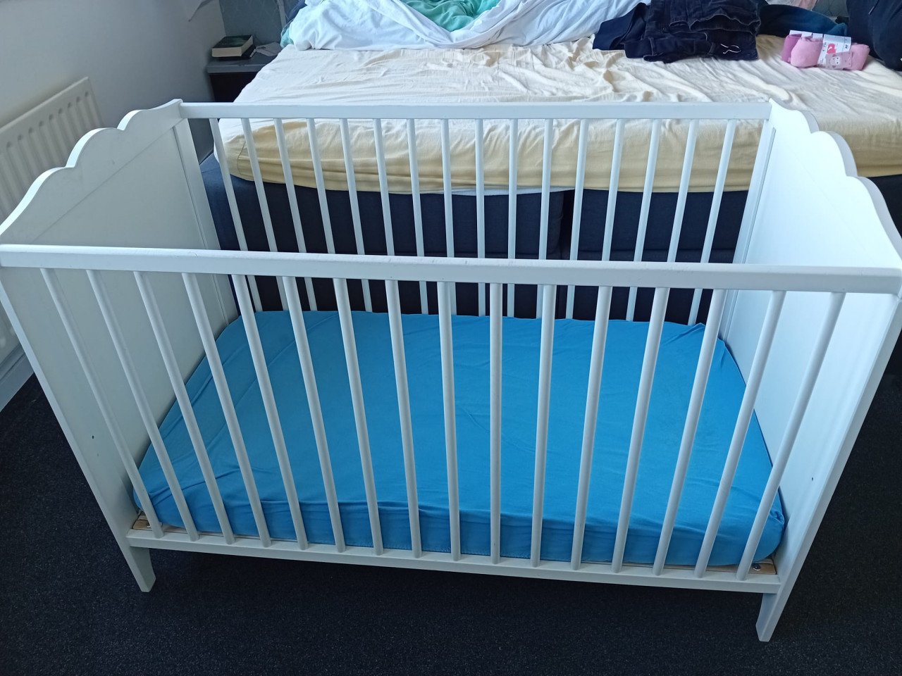 Ledikantje wit 60x120 (excl matras