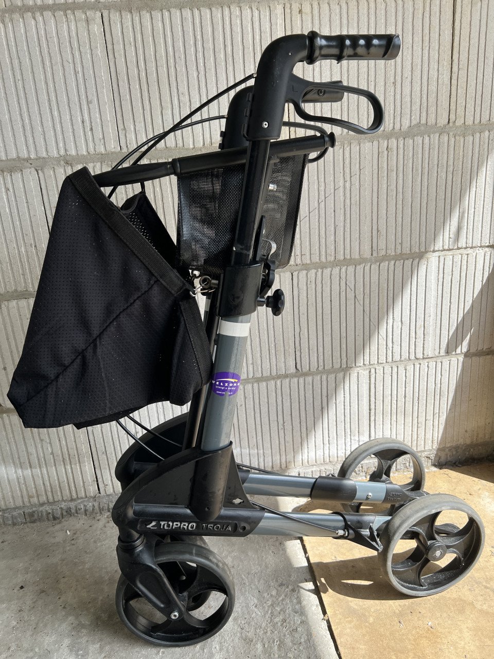 Topro Troja M lichtgewicht Rollator als nieuw. Winkelprijs €259,-