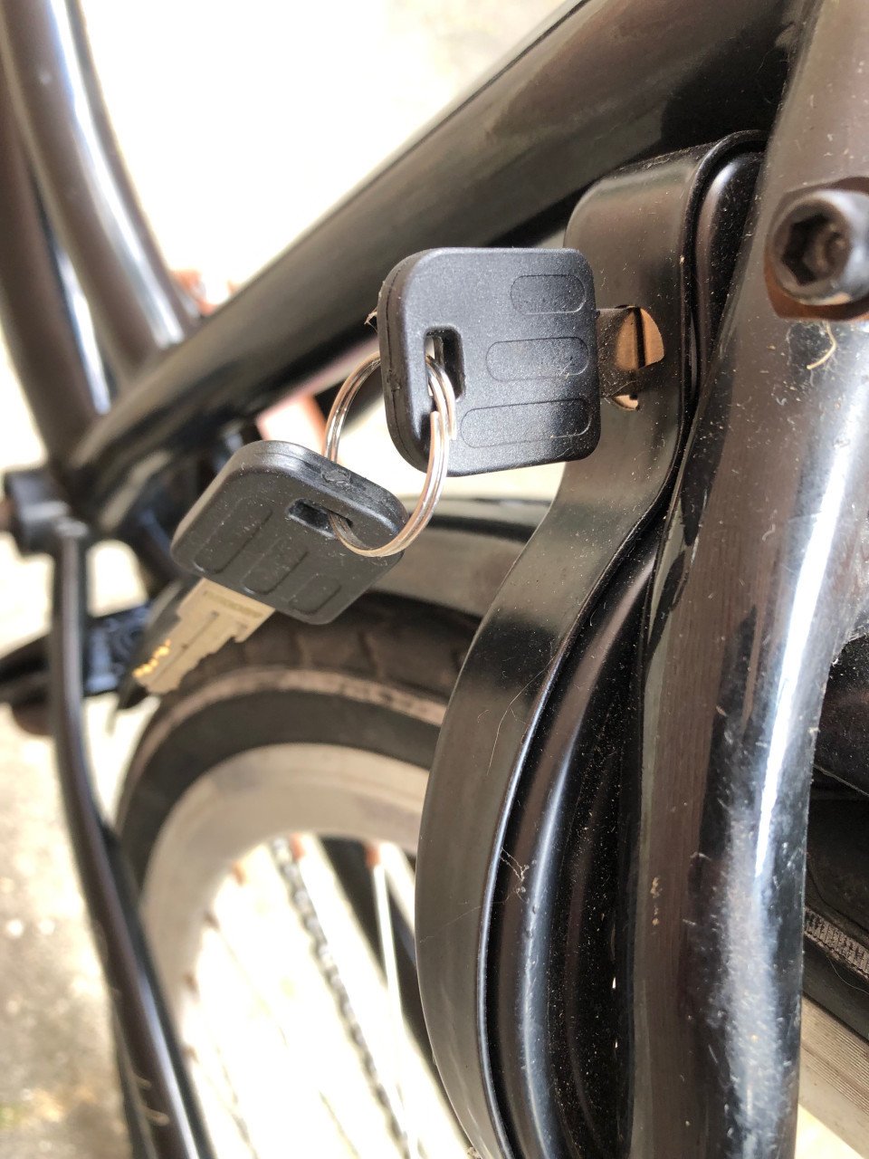 Damesfiets.